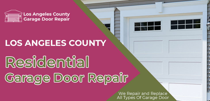 residential garage door repair in Los Angeles